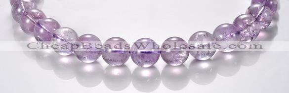 CNA12 15mm round A- grade natural amethyst beads Wholesale