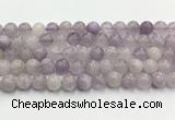 CNA1223 15.5 inches 12mm round lavender amethyst gemstone beads wholesale