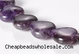 CNA26 14*14mm heart AB- grade natural amethyst beads Wholesale