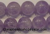 CNA304 15.5 inches 16mm round natural lavender amethyst beads