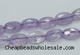 CNA328 15.5 inches 8*12mm faceted oval natural lavender amethyst beads