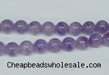 CNA400 15.5 inches 4mm round natural lavender amethyst beads