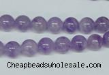 CNA401 15.5 inches 6mm round natural lavender amethyst beads