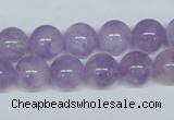 CNA404 15.5 inches 14mm round natural lavender amethyst beads