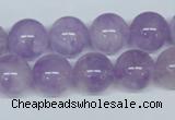 CNA405 15.5 inches 16mm round natural lavender amethyst beads