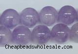 CNA406 15.5 inches 18mm round natural lavender amethyst beads