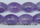 CNA415 15.5 inches 15*20mm rice natural lavender amethyst beads