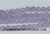 CNA421 15.5 inches 6mm faceted round natural lavender amethyst beads