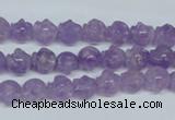 CNA431 15.5 inches 8*8mm skull shape natural lavender amethyst beads