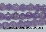 CNA432 15.5 inches 10*10mm skull shape natural lavender amethyst beads