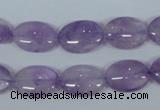 CNA446 15.5 inches 13*18mm oval natural lavender amethyst beads