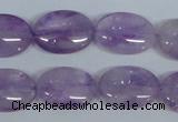 CNA448 15.5 inches 16*22mm oval natural lavender amethyst beads