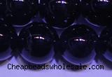 CNA555 15.5 inches 14mm round A grade natural dark amethyst beads