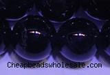 CNA557 15.5 inches 18mm round A grade natural dark amethyst beads