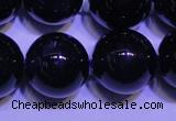 CNA574 15.5 inches 12mm round AAA grade natural dark amethyst beads