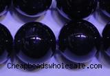 CNA575 15.5 inches 14mm round AAA grade natural dark amethyst beads