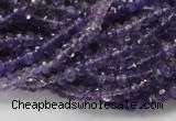 CNA59 15.5 inches 3*5mm faceted rondelle grade A natural amethyst beads