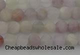 CNA671 15.5 inches 6mm round matte lavender amethyst beads