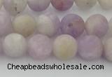 CNA672 15.5 inches 8mm round matte lavender amethyst beads