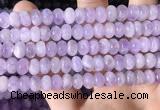 CNA781 15.5 inches 6*8mm rondelle lavender amethyst beads