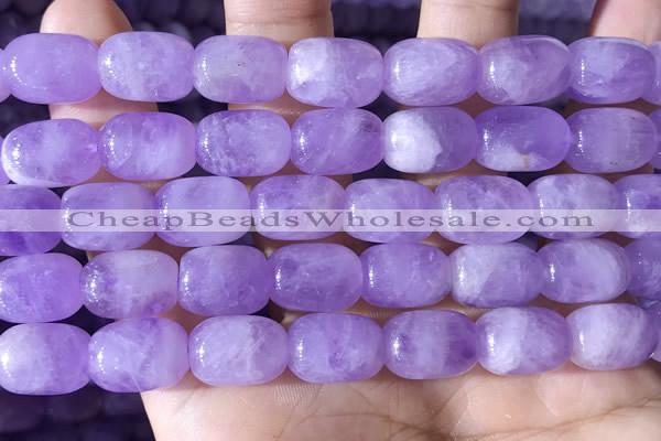 CNA785 15.5 inches 10*14mm drum lavender amethyst beads