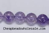 CNA803 15.5 inches 10mm round natural light amethyst beads