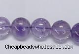 CNA804 15.5 inches 12mm round natural light amethyst beads