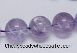 CNA807 15.5 inches 18mm round natural light amethyst beads