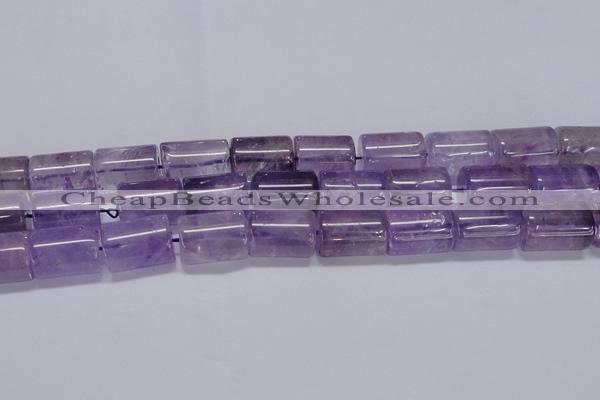 CNA815 15.5 inches 15*20mm tube natural light amethyst beads