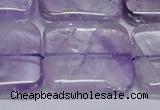 CNA848 15.5 inches 35mm square natural light amethyst beads