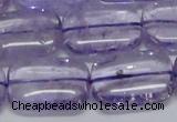 CNA853 15.5 inches 15*20mm rectangle natural light amethyst beads