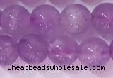 CNA953 15.5 inches 7mm round natural lavender amethyst beads