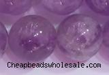 CNA958 15.5 inches 16mm round natural lavender amethyst beads