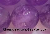 CNA960 15.5 inches 20mm round natural lavender amethyst beads