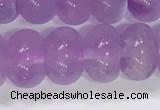 CNA970 15.5 inches 6*10mm faceted rondelle lavender amethyst beads