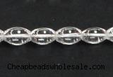 CNC38 9*13mm rice grade A natural white crystal beads wholesale