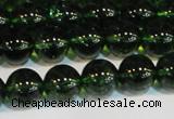 CNC442 15.5 inches 8mm round dyed natural white crystal beads