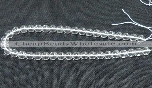 CNC59 15.5 inches 10mm round grade A natural white crystal beads