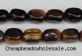 CNG01 15.5 inches 9*12mm nuggets yellow tiger eye gemstone beads