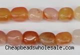 CNG06 15.5 inches 9*12mm nuggets agate gemstone beads