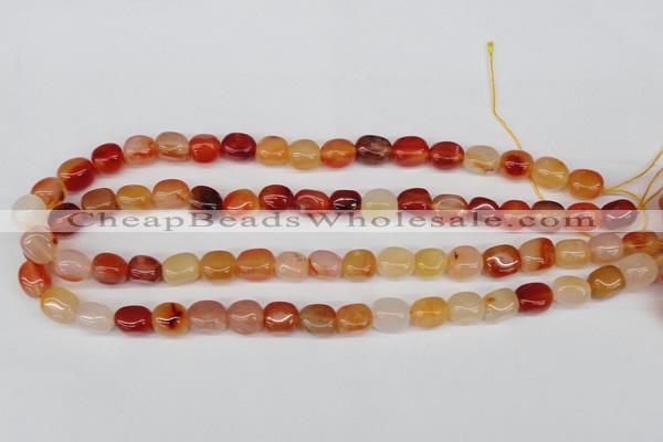 CNG06 15.5 inches 9*12mm nuggets agate gemstone beads