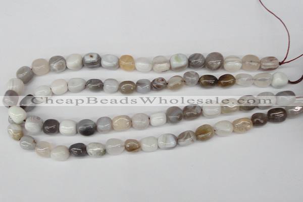 CNG10 15.5 inches 9*12mm nuggets botswana agate gemstone beads