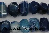 CNG1036 15.5 inches 10*14mm - 13*18mm faceted nuggets agate beads