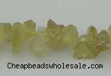 CNG1117 15.5 inches 8*12mm - 13*18mm nuggets lemon quartz beads