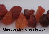 CNG1123 15.5 inches 8*12mm - 13*18mm nuggets red agate beads