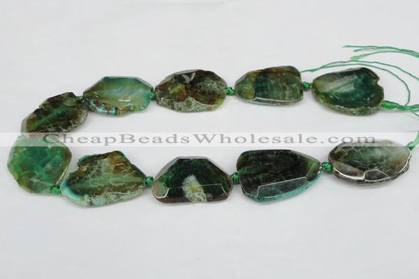 CNG1206 15.5 inches 20*30mm - 30*40mm freeform agate beads