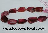 CNG1239 15.5 inches 25*35mm - 30*45mm freeform agate beads