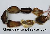 CNG1246 15.5 inches 30*50mm - 40*60mm freeform agate beads