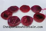 CNG1346 15.5 inches 52*55mm faceted freeform agate beads