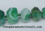 CNG1367 15.5 inches 8*12mm - 22*30mm faceted nuggets agate beads